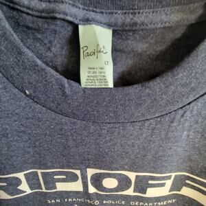 the Rip Offs    band   t shirt size  mens Large Tall heather navy